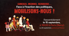 Canicules, incendies, sécheresses… Face à l'inaction des politiques,&nbsp;(…)